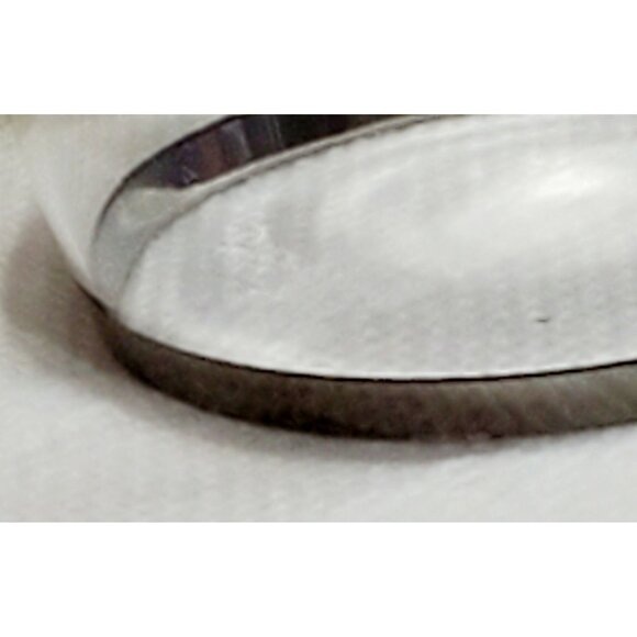 2 Bold Silver Trim Crystal Cordial Liquor Glasses 4.7" ribbed ball sculpted stem - Picture 7 of 10